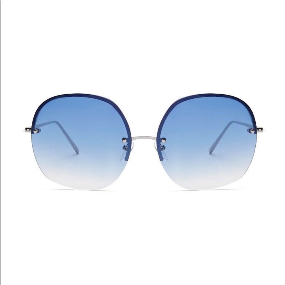 Women's Ombre Premium Round Sunglasses